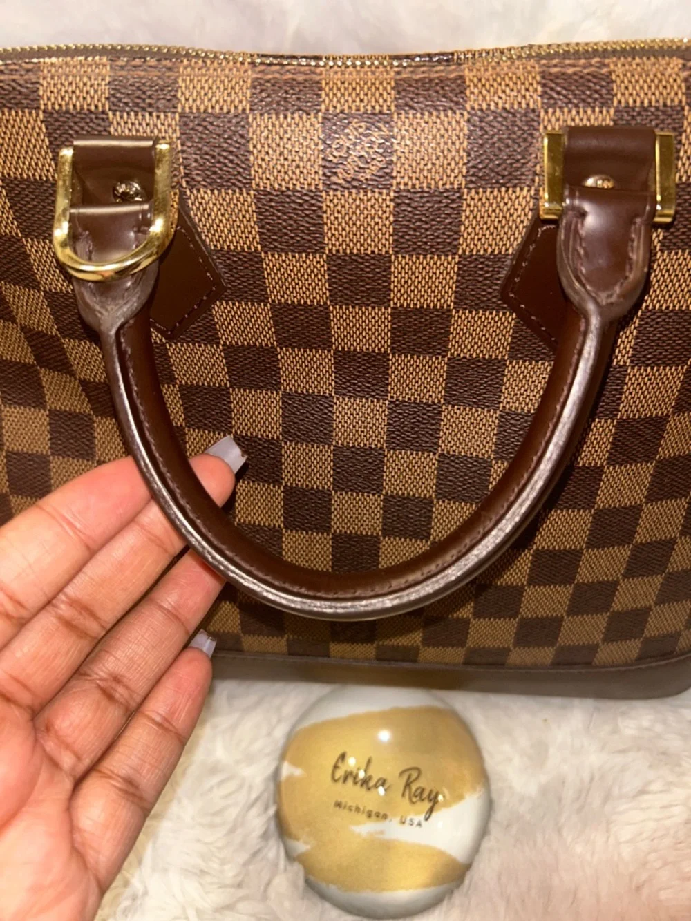Louis Vuitton Damier Ebene Alma‎ PM